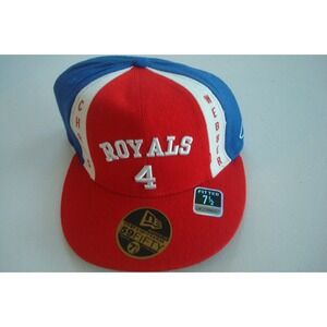 CINCINNAT1 ROYALS FITTED 7 1/2   GOLF BEACH‎ DEADSTOCK HAT CAP VINTAGE A2